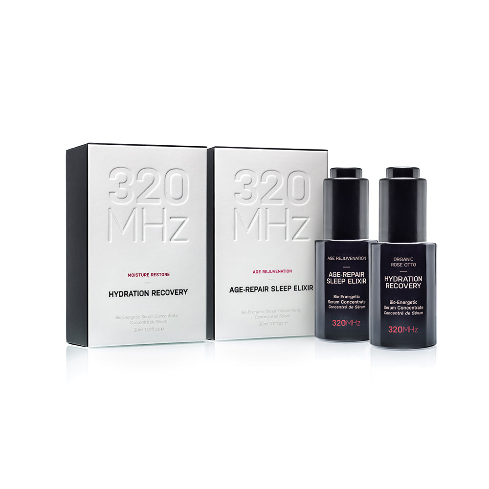 two boxes and two serum bottles