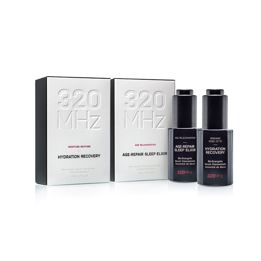 two boxes and two serum bottles