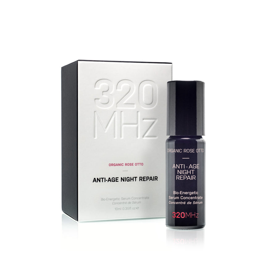 anti age night repair 10 ml serum bottle and box