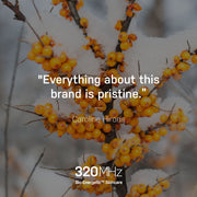 quote by caroline hirons saying everything about this brand is pristine