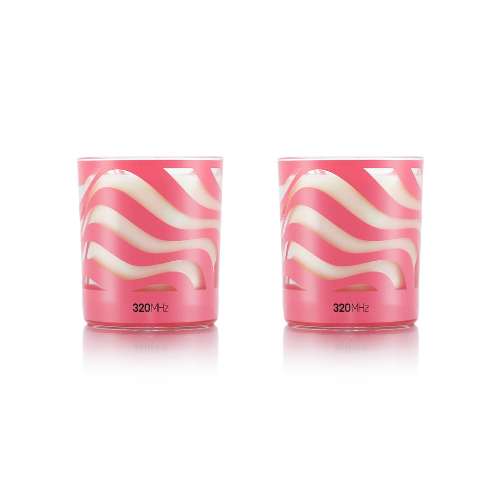 Table Gift Set - Coral Pink 'The Lighthouse' Ambient Mood Candles