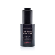 Bottle of Age-Repair Sleep Elixir on a white background