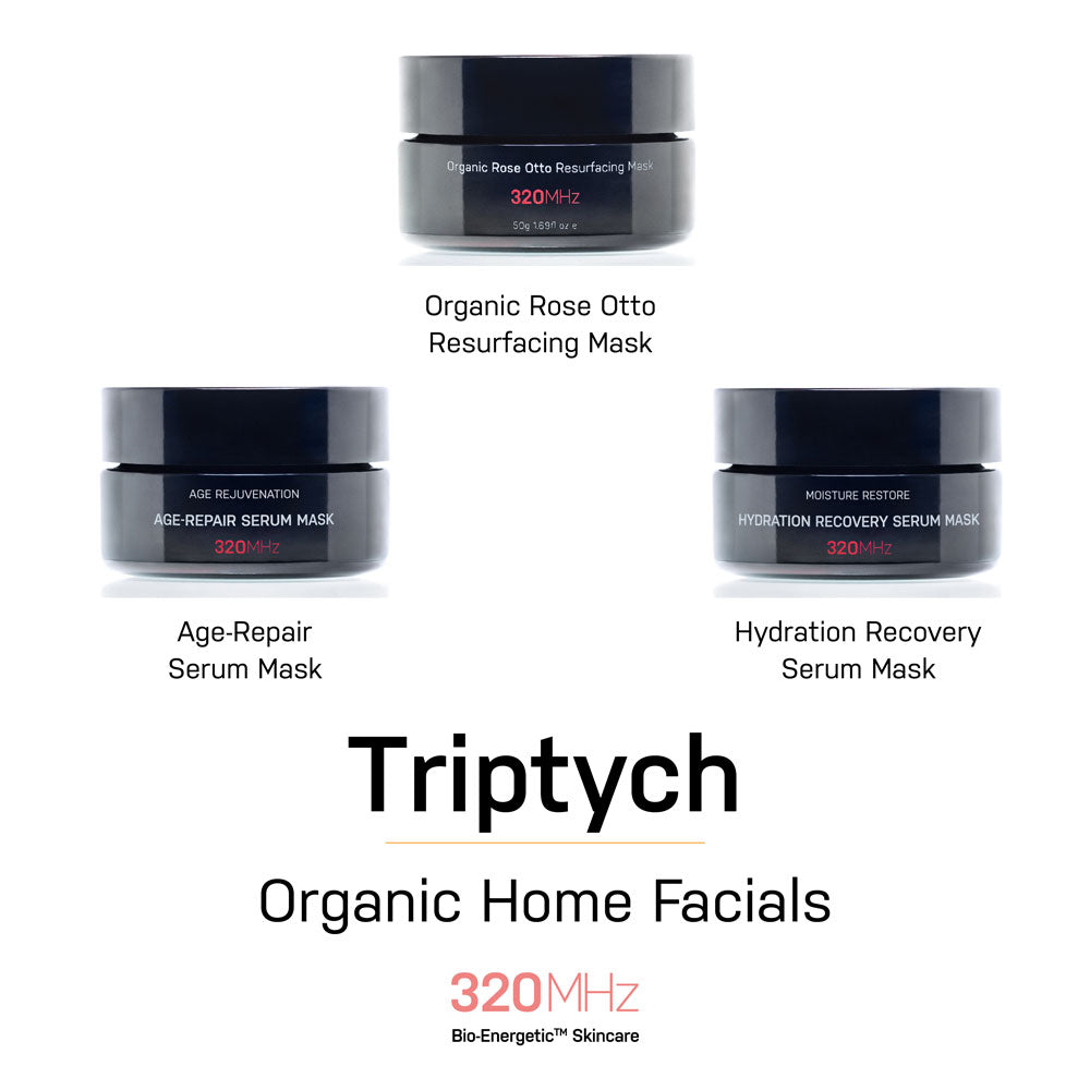 Triptych Collection - Organic Active Masks - SAVE £60